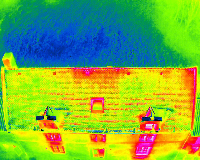 LDP Drones, Thermographie aérienne par drone — Paris Val d'Europe Marne la Vallée